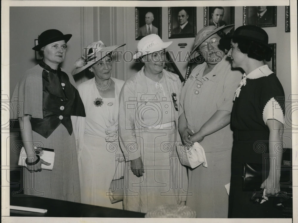 1936 Press Photo of Prominent Missouri Republican Women at convention.