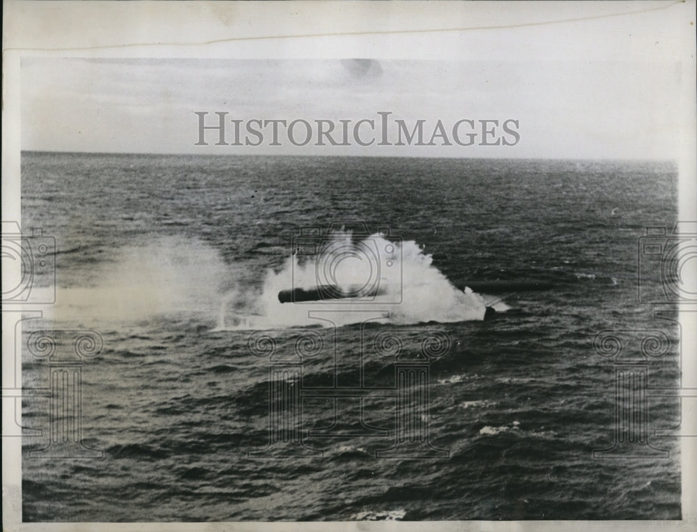 1934 Press Photo Movie Sikorsky plane crashes into ocean
