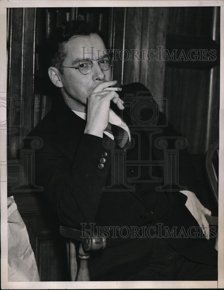 1938 Press Photo Samuel Monroe Van Sant, Jr., wins $100,000 gold contest- Historic Images