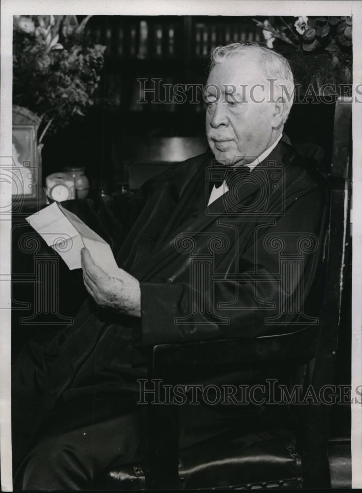 1934 Press Photo Judge Marcus A. Kavanach Reported to Wed Soon