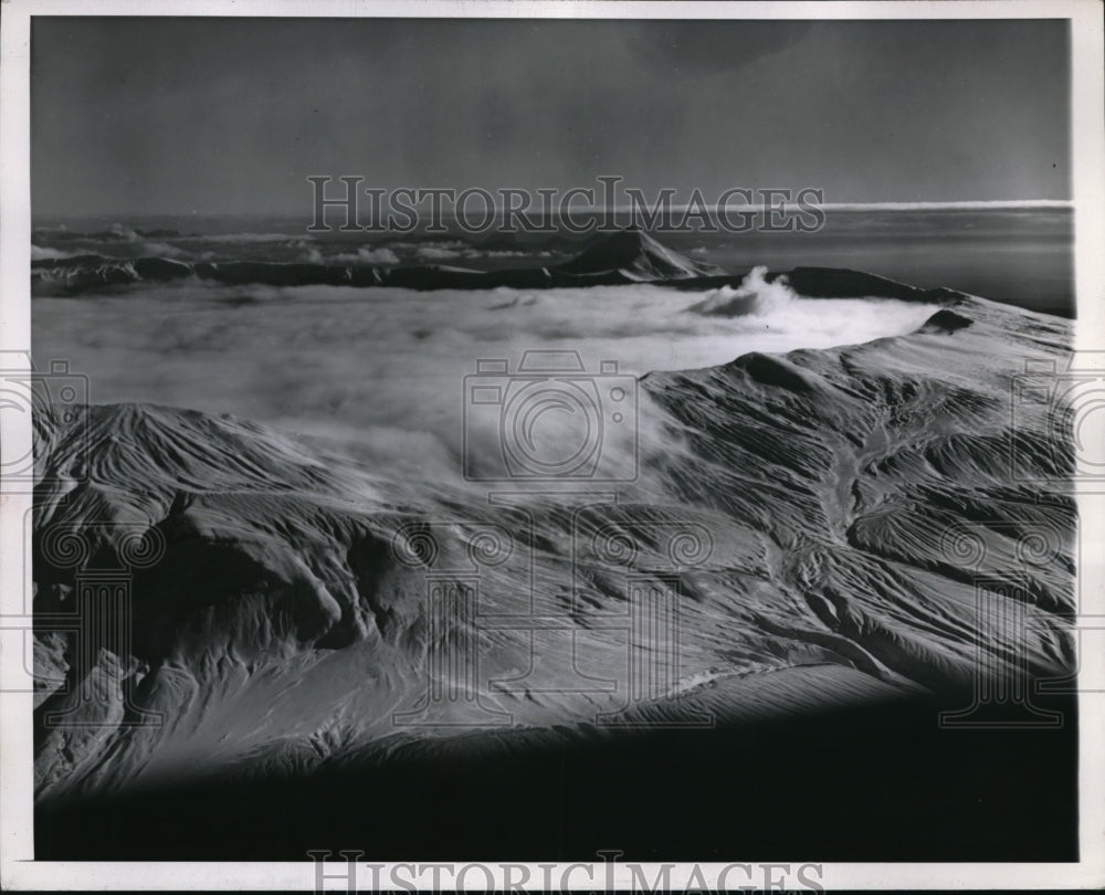 1943 Press Photo Aleutians Volcanic Peak - ned65476