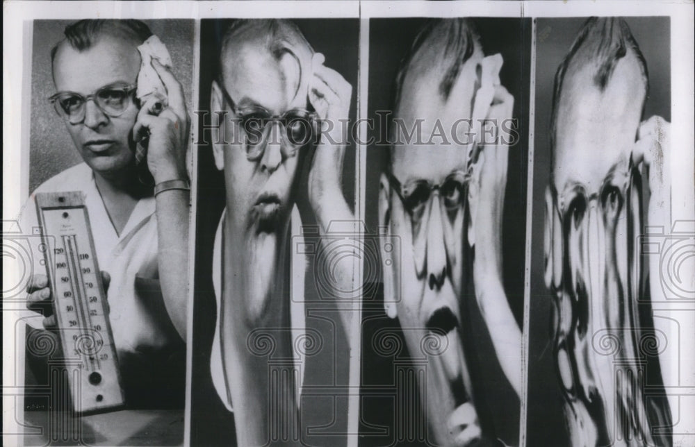 1955 Press Photo Jacky Rye State Editor of Dectur Herald and Review