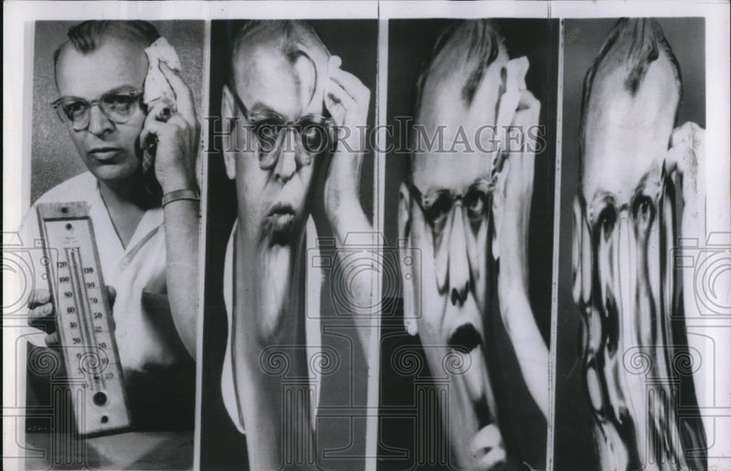 Load image into Gallery viewer, 1955 Press Photo Jacky Rye State Editor of Dectur Herald and Review
