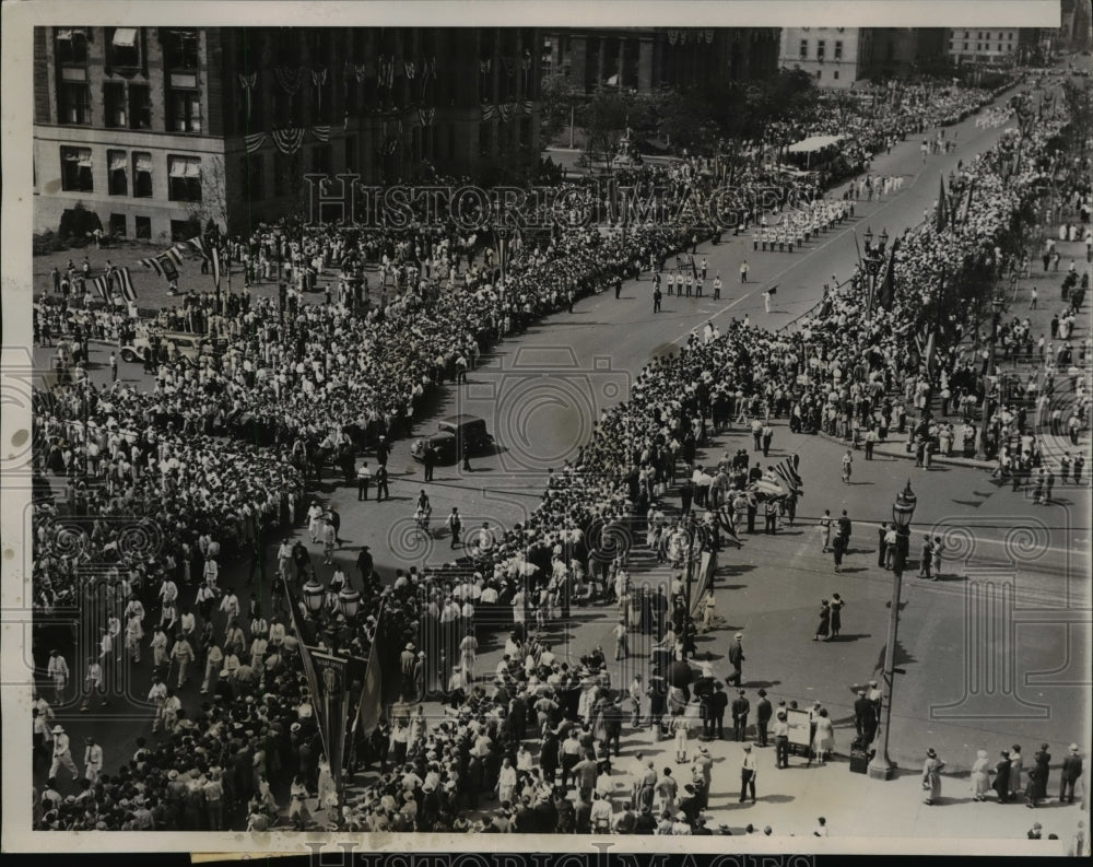 1935 Press Photo 17th Annual Convention of the American Legion in St. Louis, Mo.
