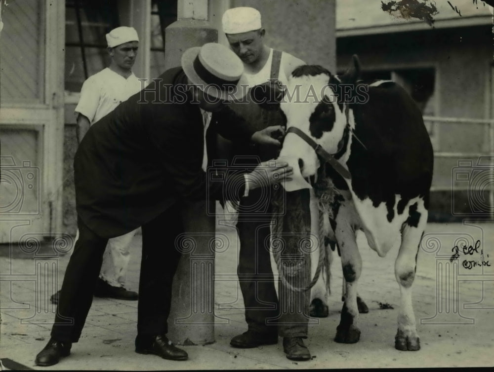 1922 Press Photo Det. Sgt. Fred Sandberg,Fingerprint Expert, Washington Police