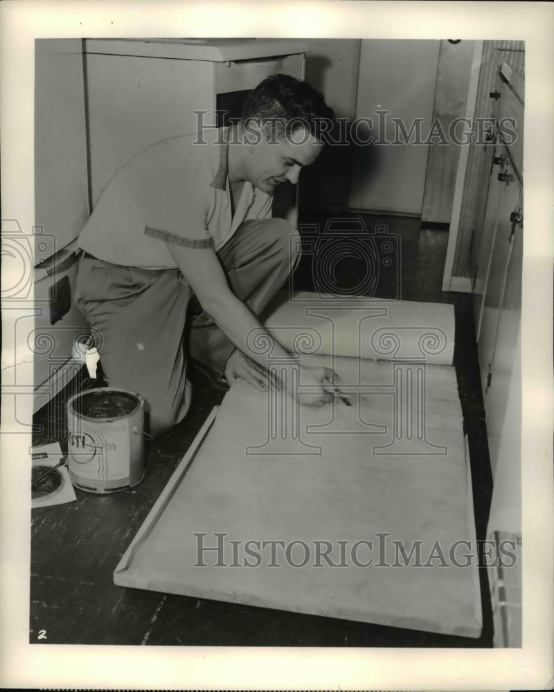 1958 Press Photo Sound conditioning washer in 15 minutes for $2.