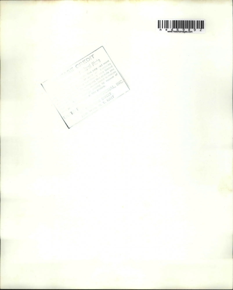 1974 Press Photo Thomas Stone press shows damage of the bomb blast