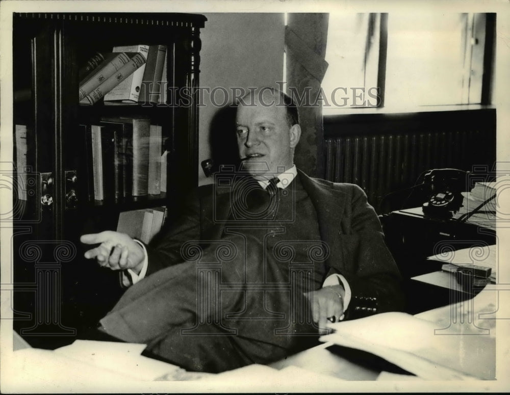 1933 Press Photo Jalum Dickerson