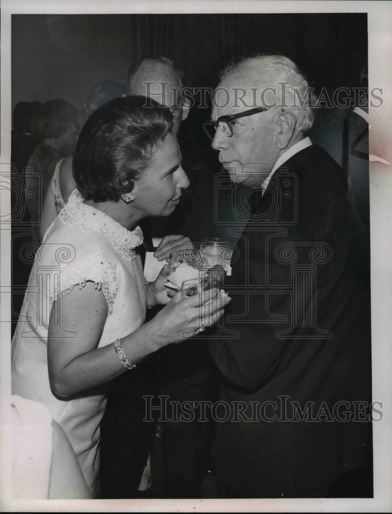 1966 Press Photo Eric Stiebel Jakob Rosenberg National Gallery Of Art