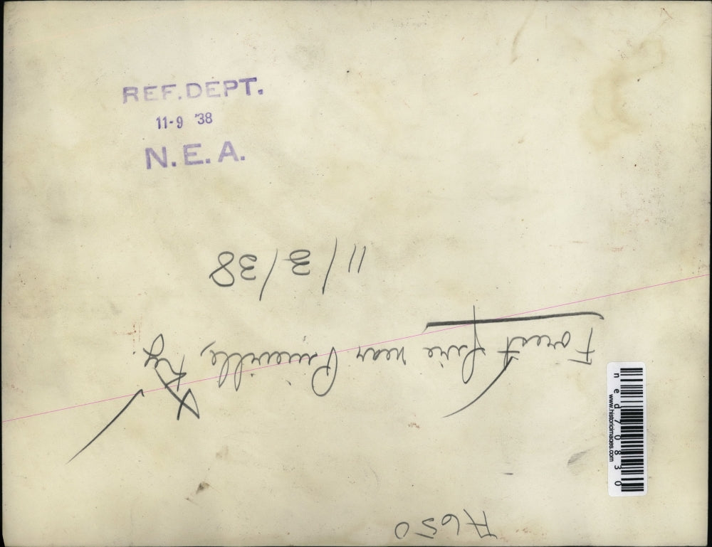 1938 Press Photo Forest Fire near Pureville