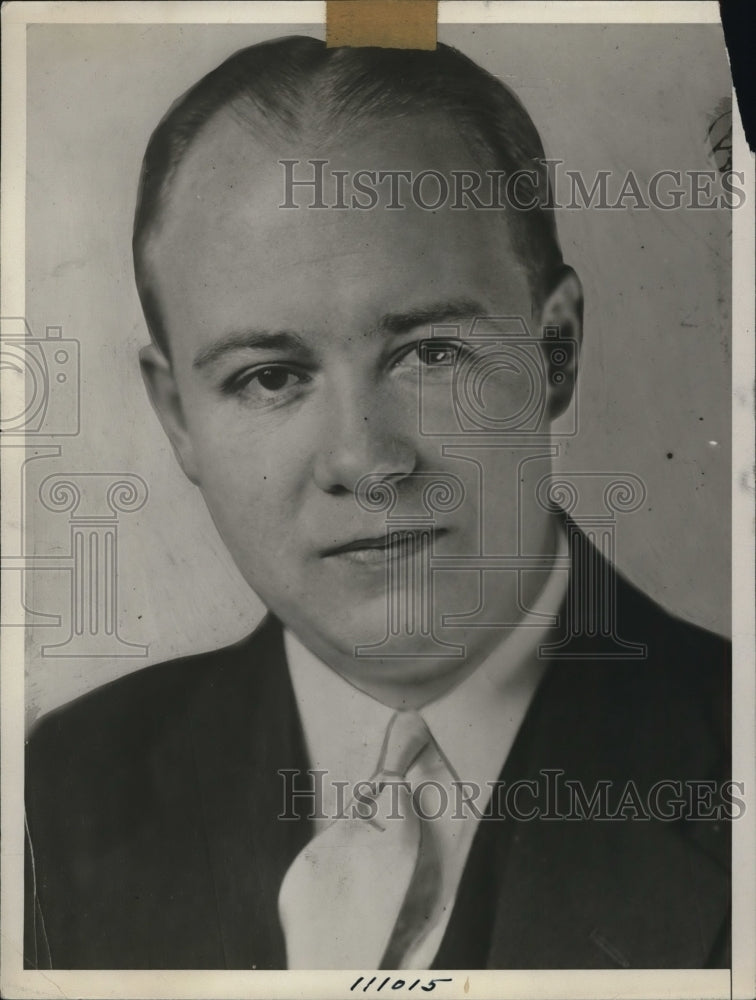1928 Press Photo Louis G Seltzer editor of Cleveland Press