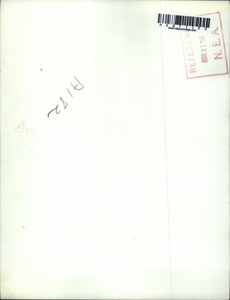 1956 Press Photo The worst snow storm of the winter struck Southeastern Penna