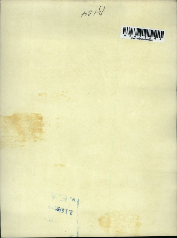 1952 Press Photo Flags at Half Mast Over Horse Guards Parade Whitehall