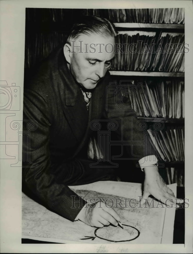 1948 Press Photo John O'Neill, President Silver Basin Yukon Mines, Canada
