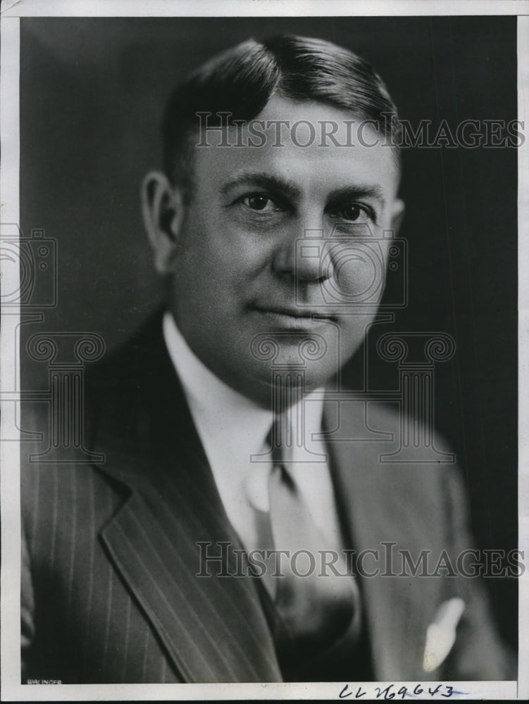 1934 Press Photo Robert E Lee Hill elected head of Rotart International