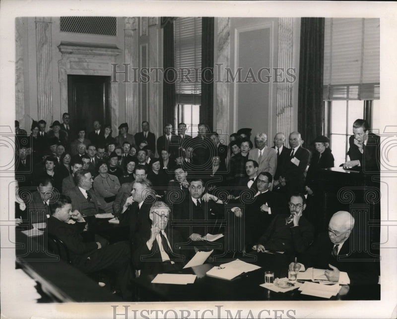 Load image into Gallery viewer, 1939 Press Photo Colonel Wade Cooper at the Senate Judiciary Committee Hearing
