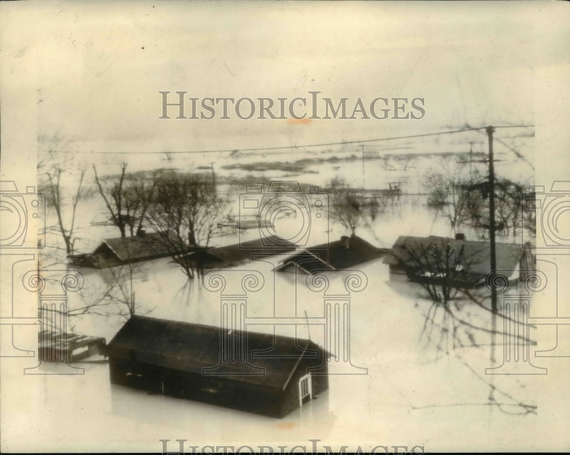 Load image into Gallery viewer, 1945 Press Photo Flood at New Albany, Indiana
