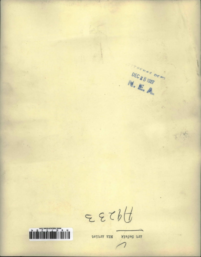 1927 Press Photo Artist Art Sefeik