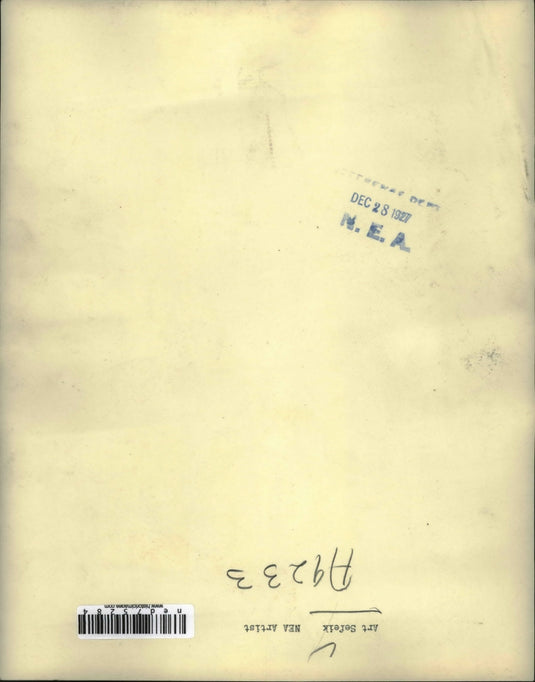 1927 Press Photo Artist Art Sefeik