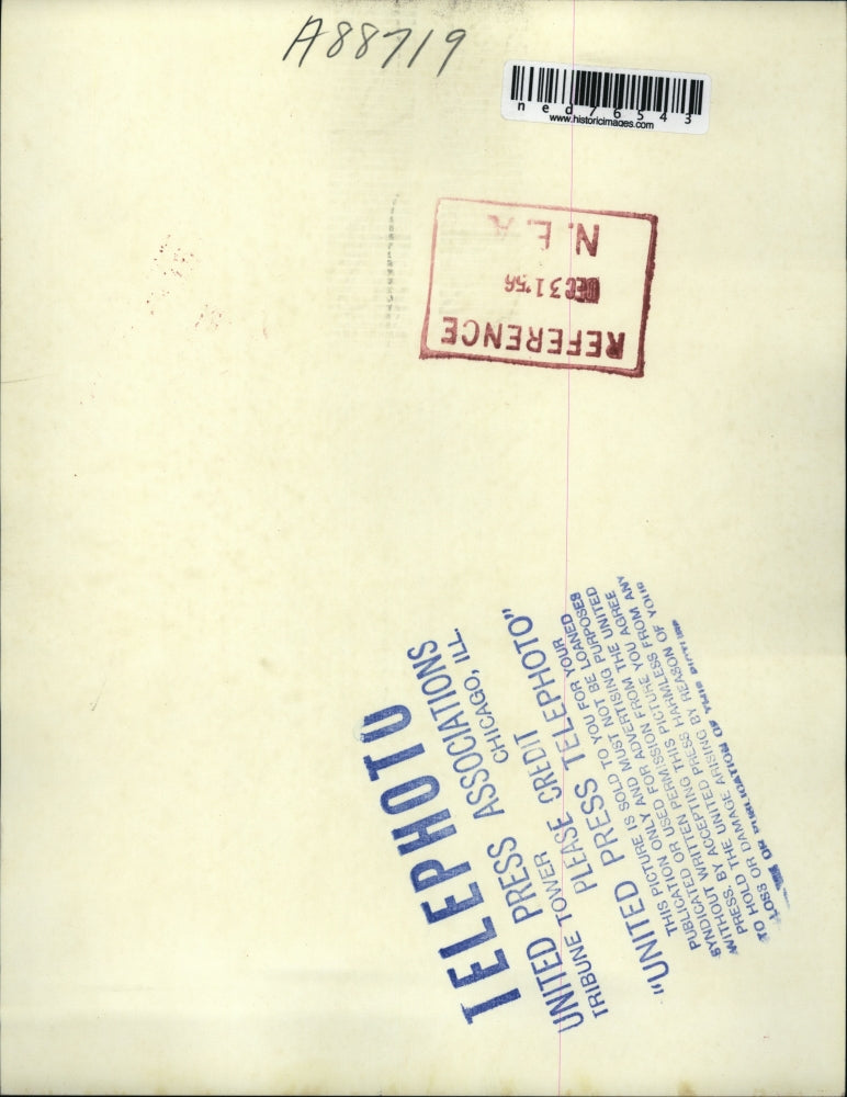 1956 Press Photo George Hall, a retired mining prospector from Aztec, new Mexico