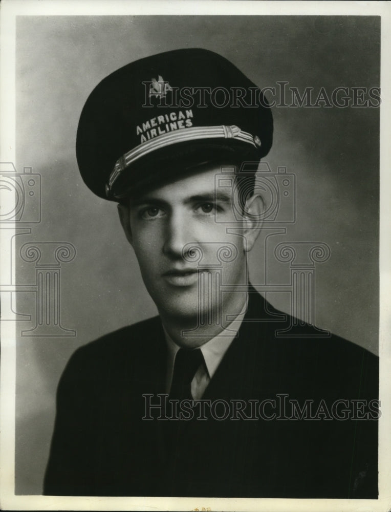 1938 Press Photo Theodore S. Jonson, American Airlines, Inc. second pilot