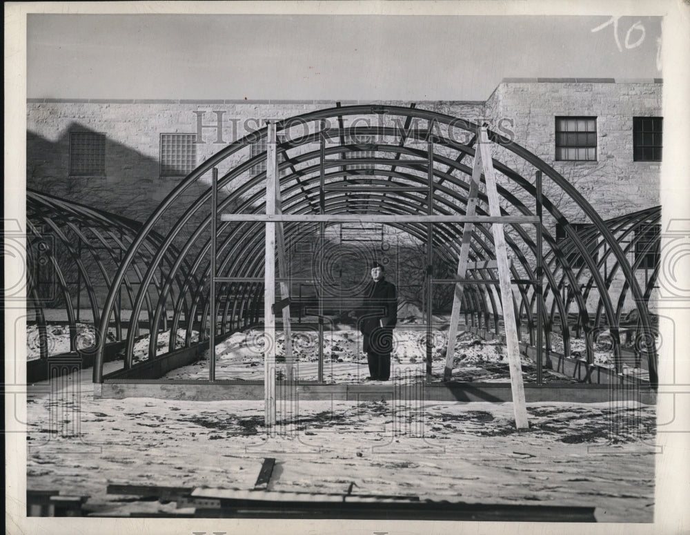 1946 Press Photo Roger Eastman, Evanton ROTC Student At Northwestern University