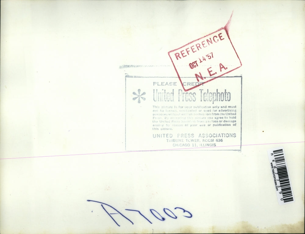 1957 Press Photo Britain's Prince Charles Heir To The Throne With Co-Headmaster