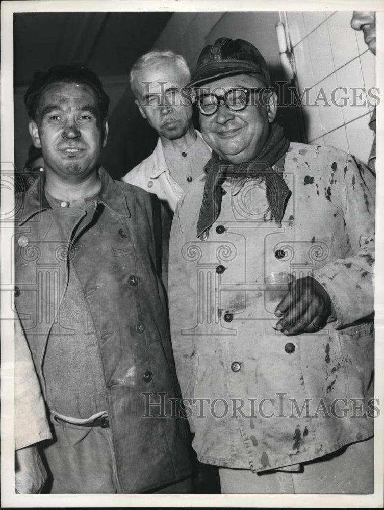 1957 Press Photo German Social Democratic Party Chairman Erich Ollenhauer