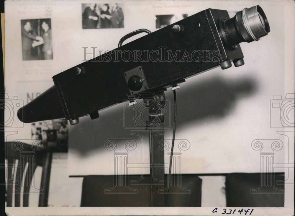 1936 Press Photo Electric telescope at St Louis Mo convention of scientists