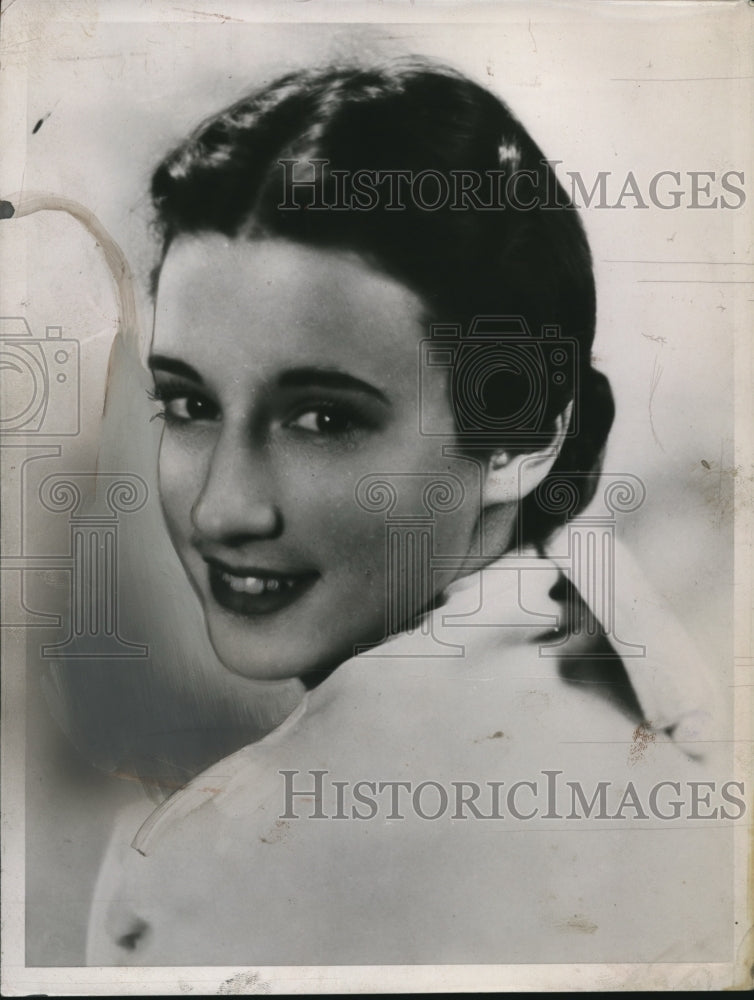 1936 Press Photo Peggy Ann Landon, Governor's Daughter