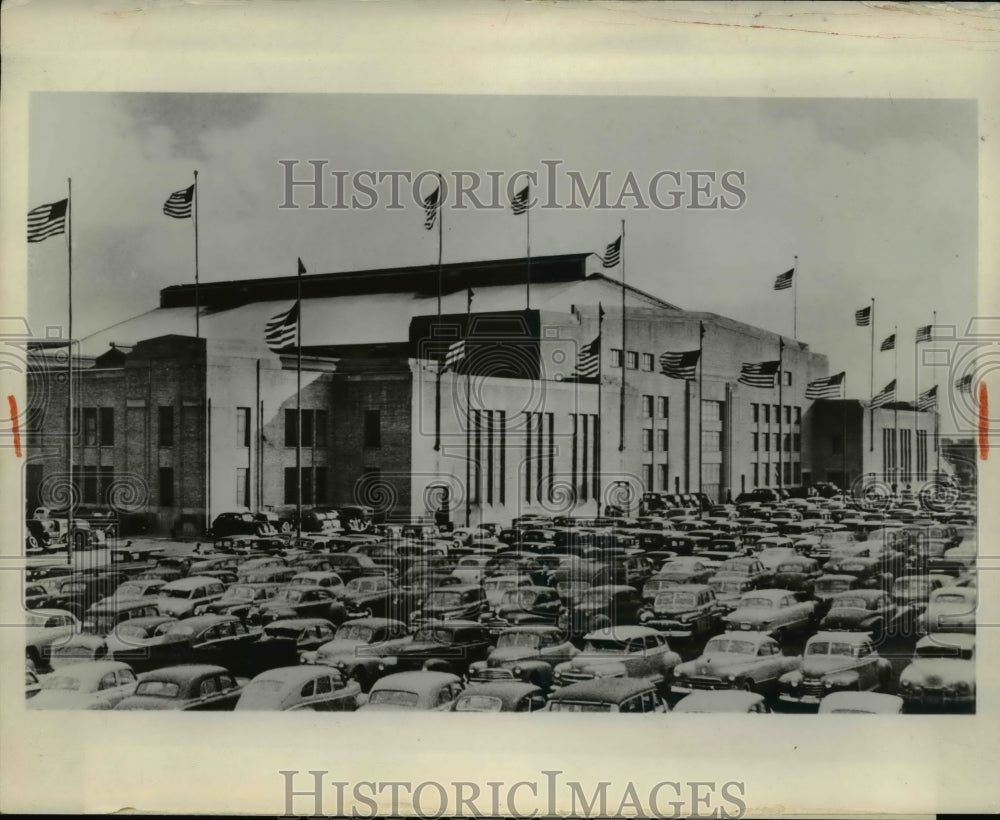 1952 Press Photo The mammoth structure of the U.S., Chicago Convention Building