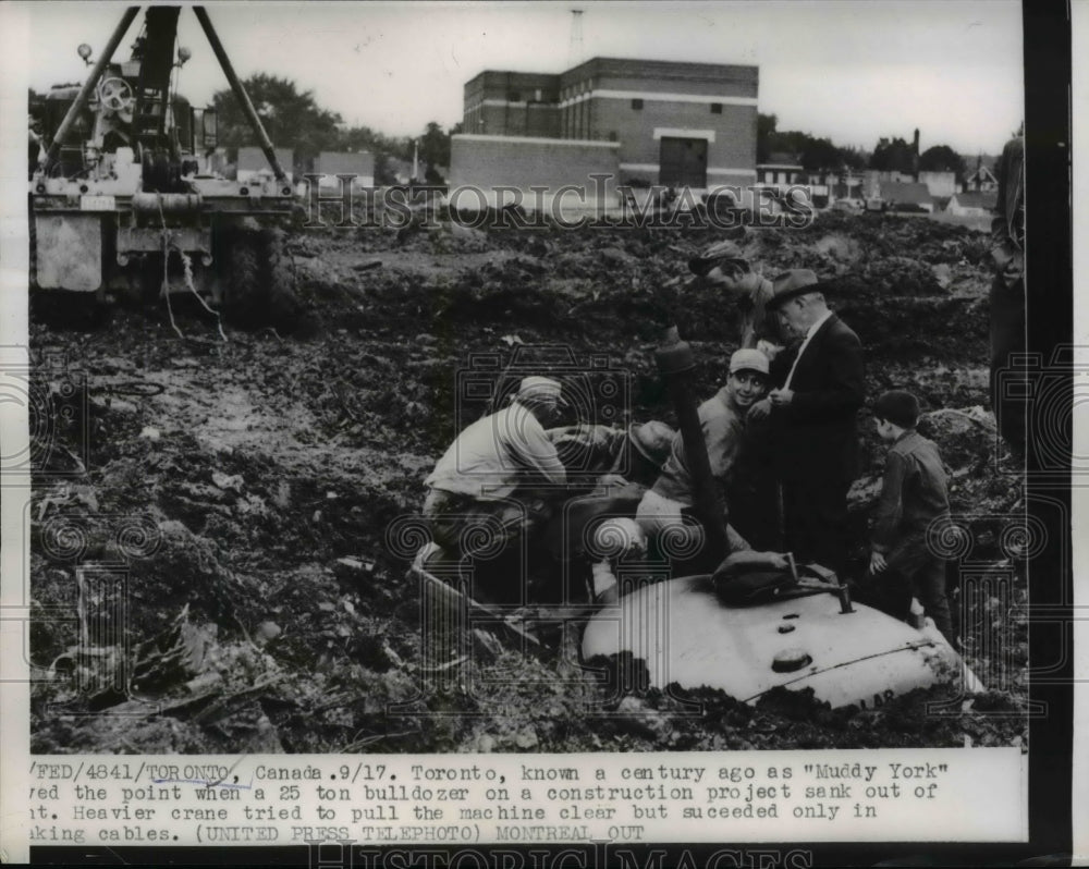 1958 Press Photo Toronto Toronto, known a century ago as Muddy York proved the