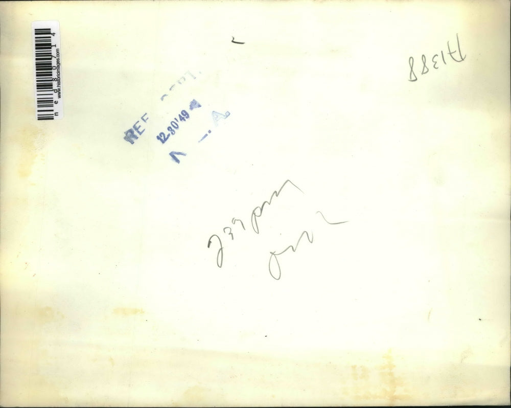 1949 Press Photo New York Santa Bellevue Hospital Christmas Presents Children