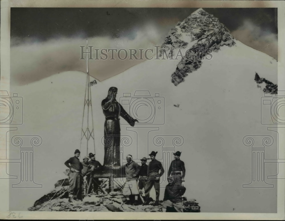 1955 Press Photo Christ of the Mountains - ned80764