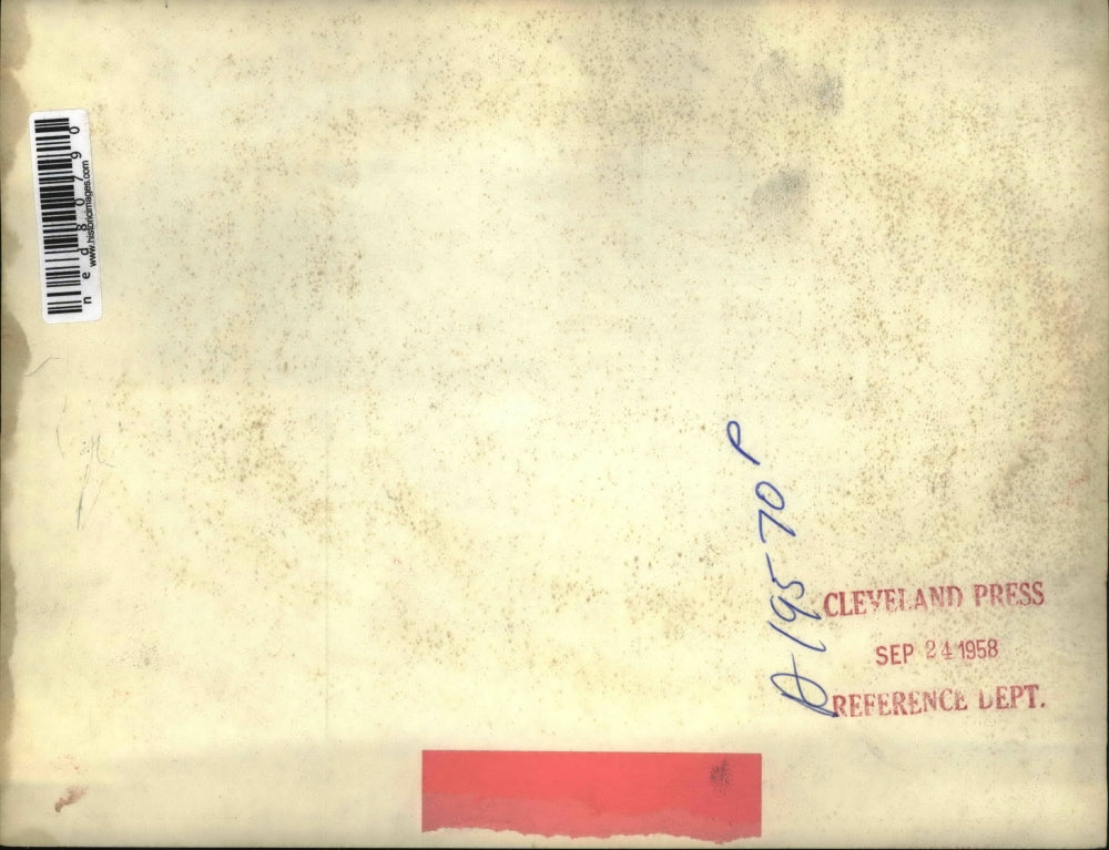 1958 Press Photo Fire at Cafe Canaveral Fla.,