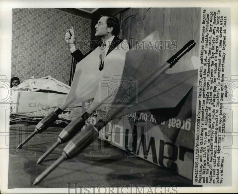 Load image into Gallery viewer, 1970 Press Photo Consumer Union has petitioned the Dept of Health to ban 8
