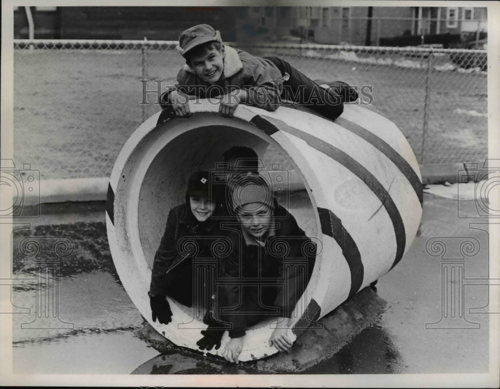 1936 Press Photo Harrison School in Cleveland, Ohio Lemley, KostikGala, Tichnell