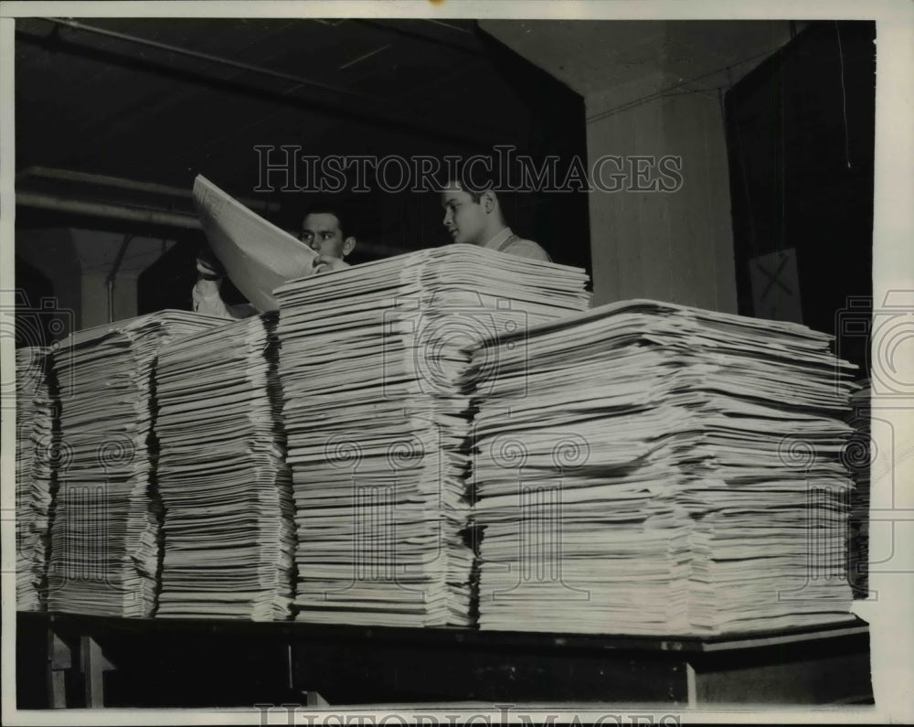 1940 Press Photo Washington DC for the first time since 1870 information concern