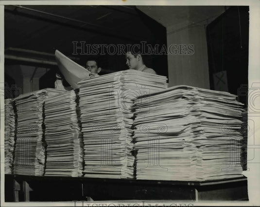 1940 Press Photo Washington DC for the first time since 1870 information concern
