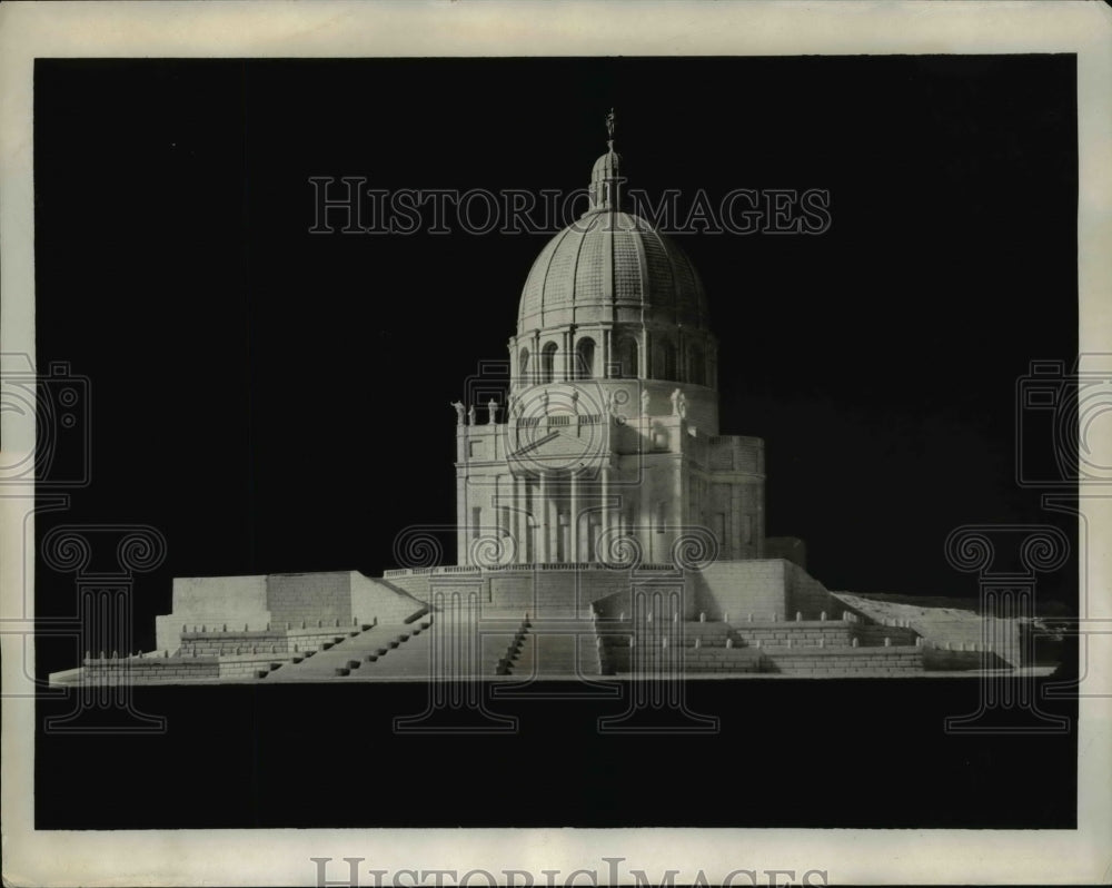 1931 Press Photo The work of Carlo Daneri the beautiful Cathdral of La Spezia