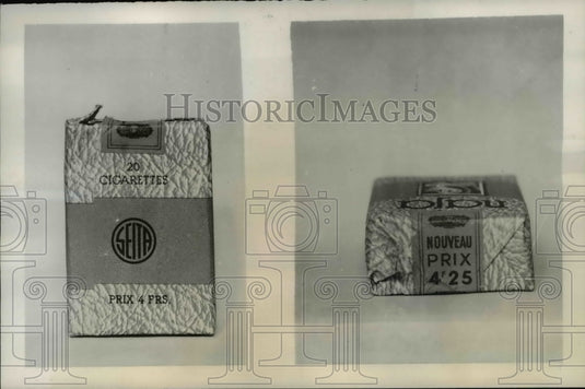 1939 Press Photo Paris France cigarettes sell for four francs a pack- Historic Images