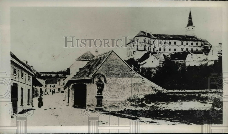 Load image into Gallery viewer, 1938 Press Photo General view of Mikulov an ancient Morovian town near former
