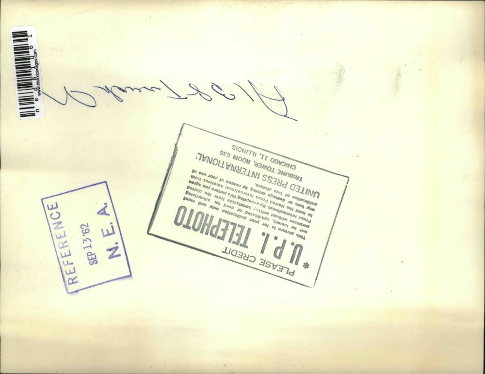 1962 Press Photo Detroit Mrs Rosetta Blacksher driver of car was ticketed for