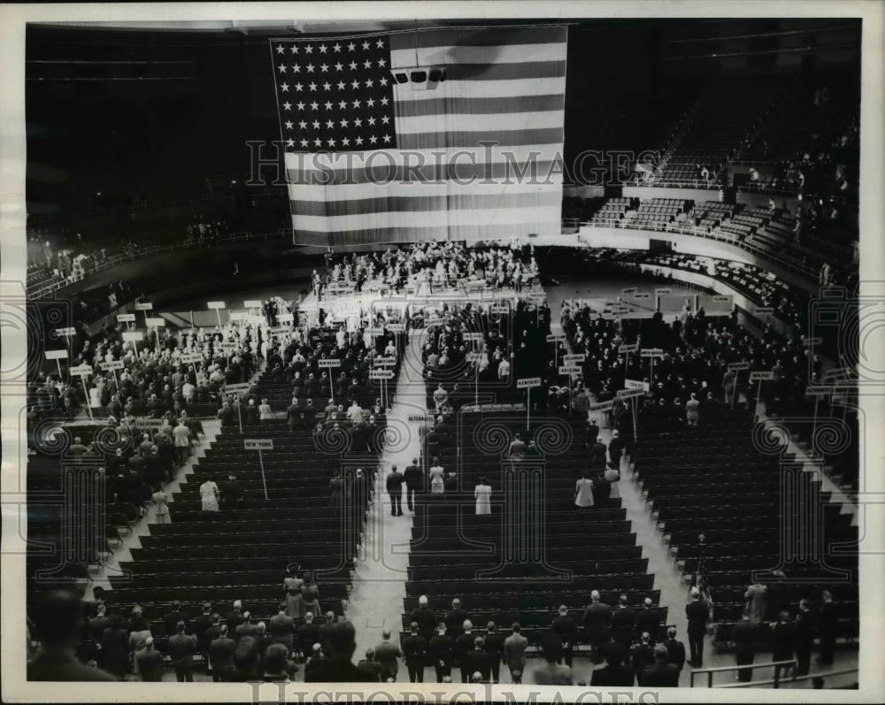 1942 Press Photo Kansas City Mo American Legion convention at municiple hall