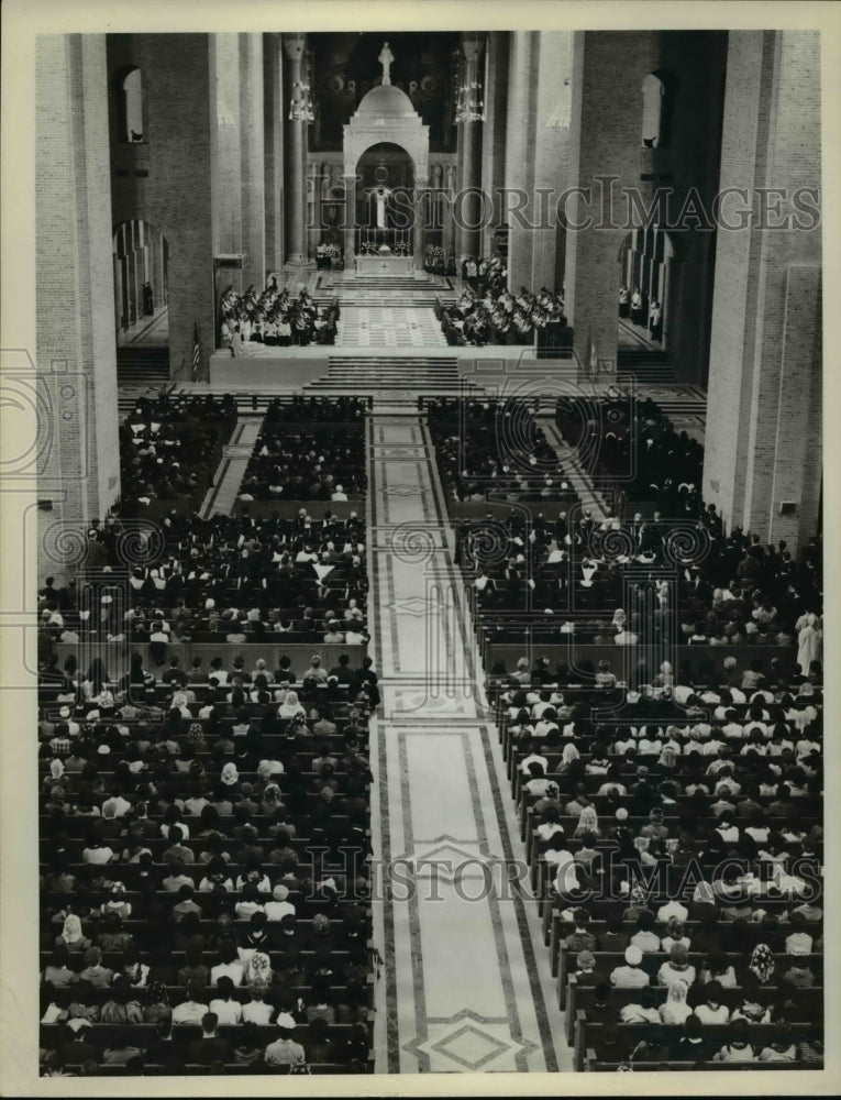 1966 Press Photo The Shrine of the Immaculate Conception