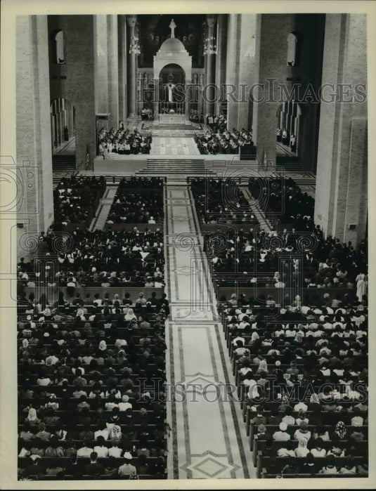 1966 Press Photo The Shrine of the Immaculate Conception