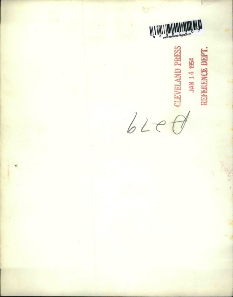 1954 Press Photo Davos Switzerland view of house wrecked by avalanche leaving