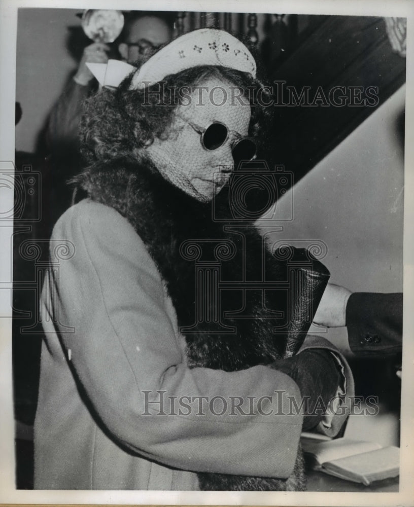 1946 Press Photo Jailed Philadelphia Pennsylvania Laura Balles Military Academy- Historic Images