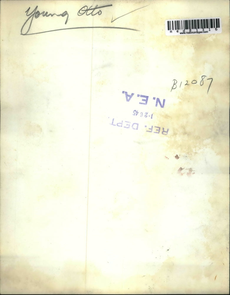 1945 Press Photo Young Otto