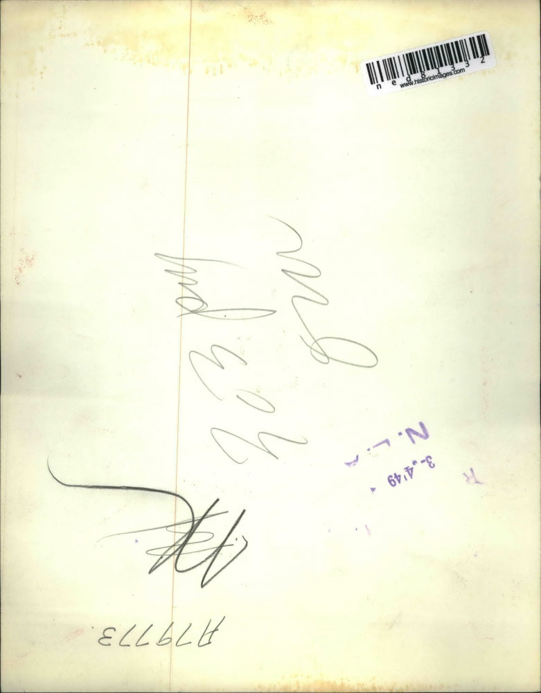 1949 Press Photo Washington Daniel J Pyne, Boston Attorney as he testified